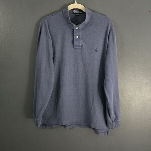 Polo by Ralph Lauren Heather Blue Button-Down Collar Shirt